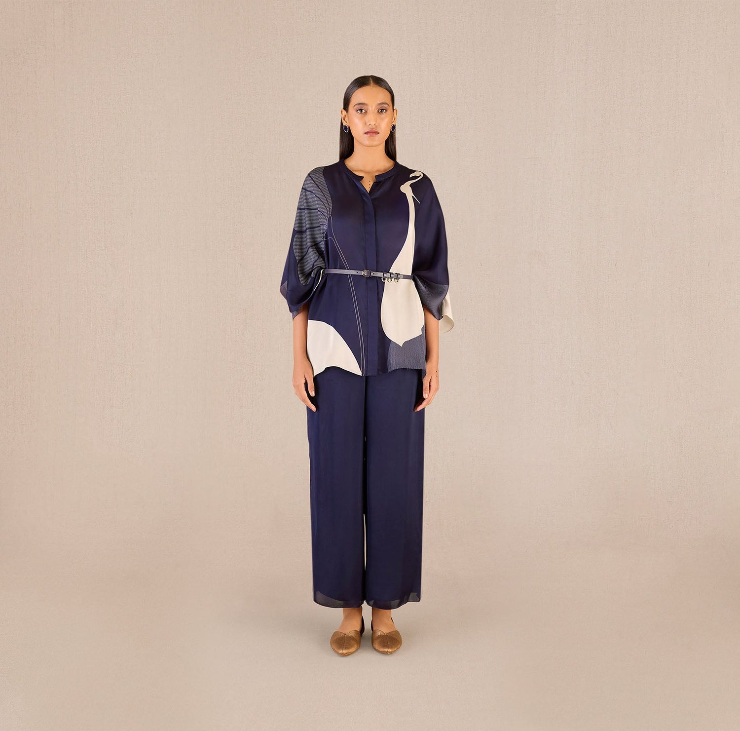 Organza Iha Shirt Set – Purple