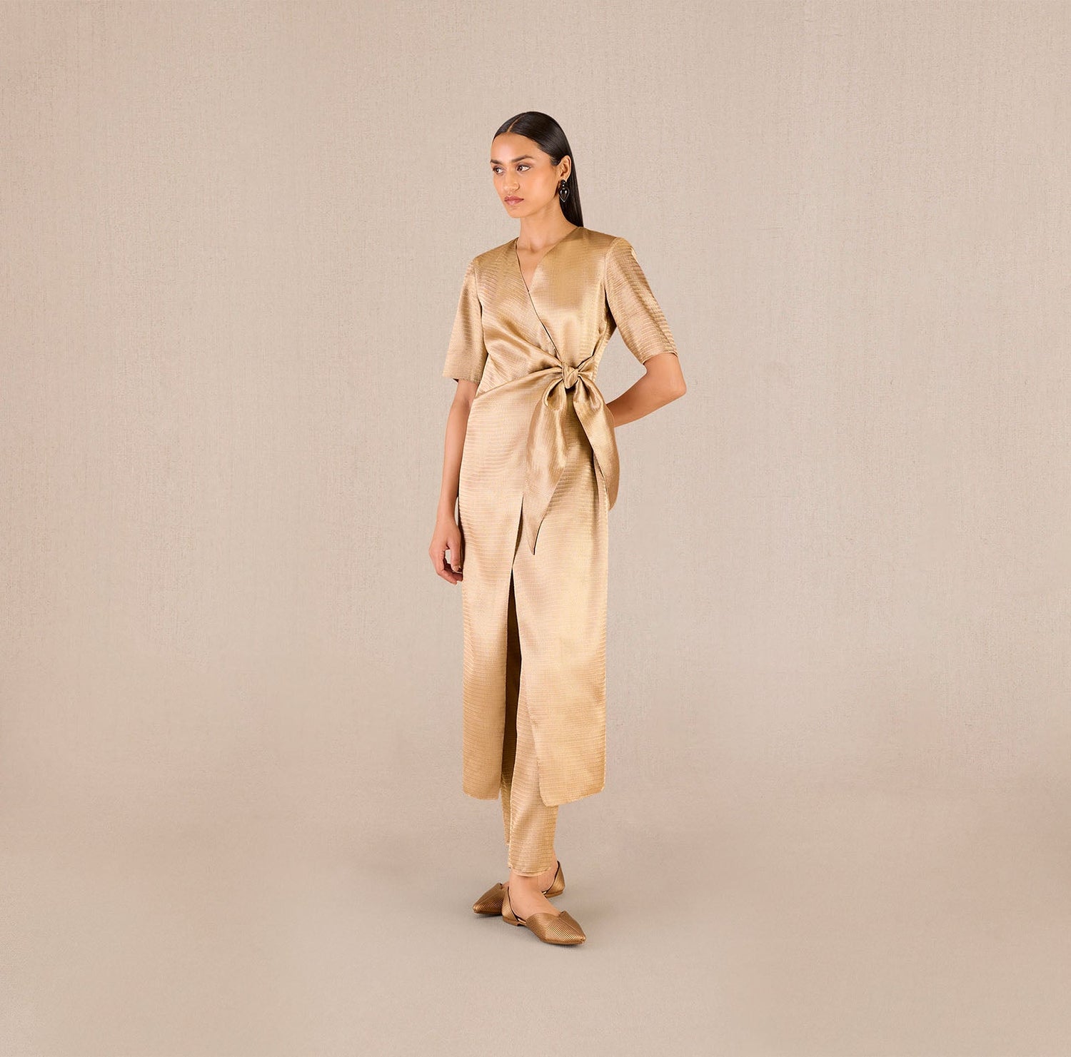 Brocade Urvi Tunic Set – Metallics