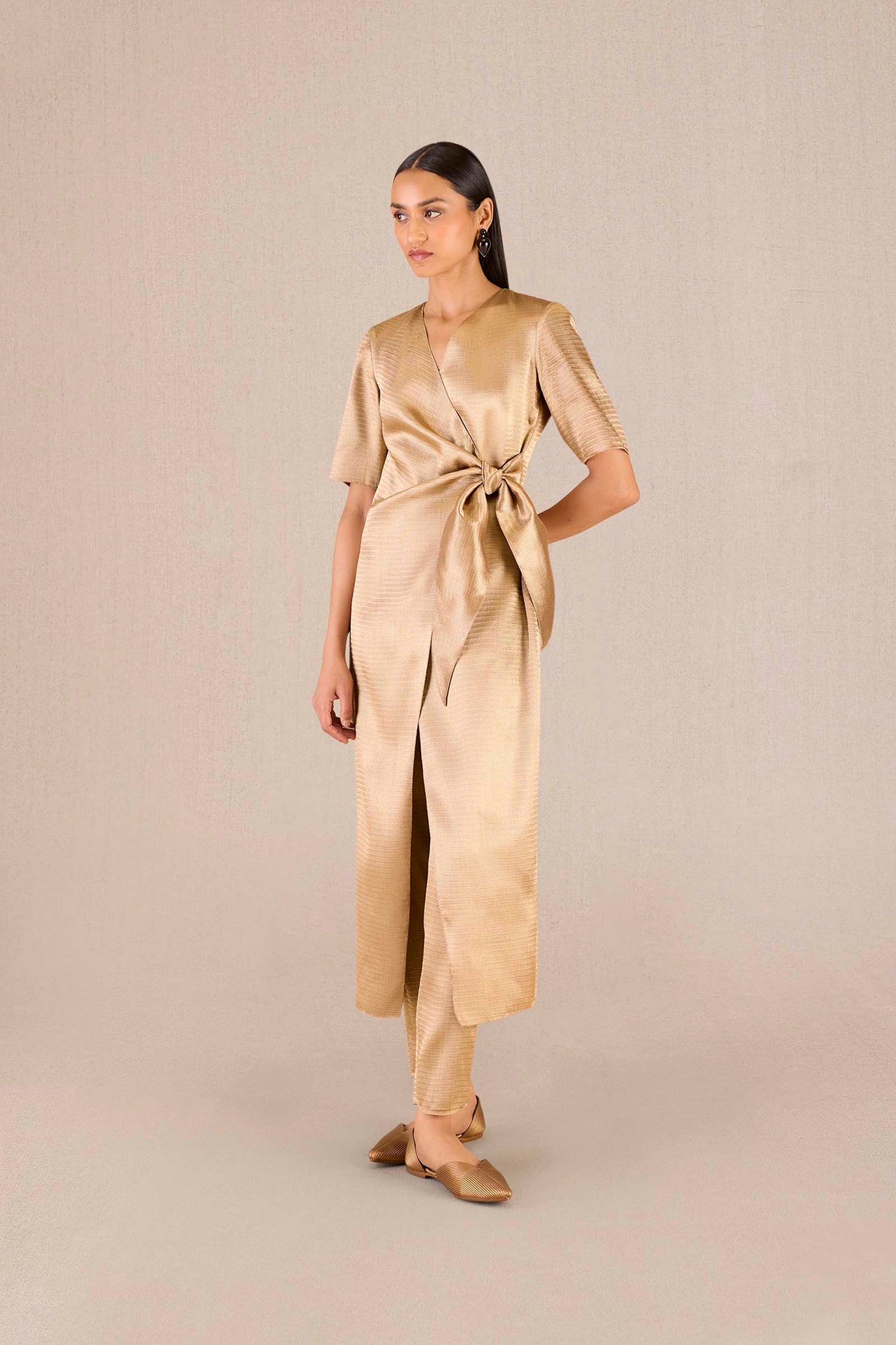 Brocade Urvi Tunic Set – Metallics