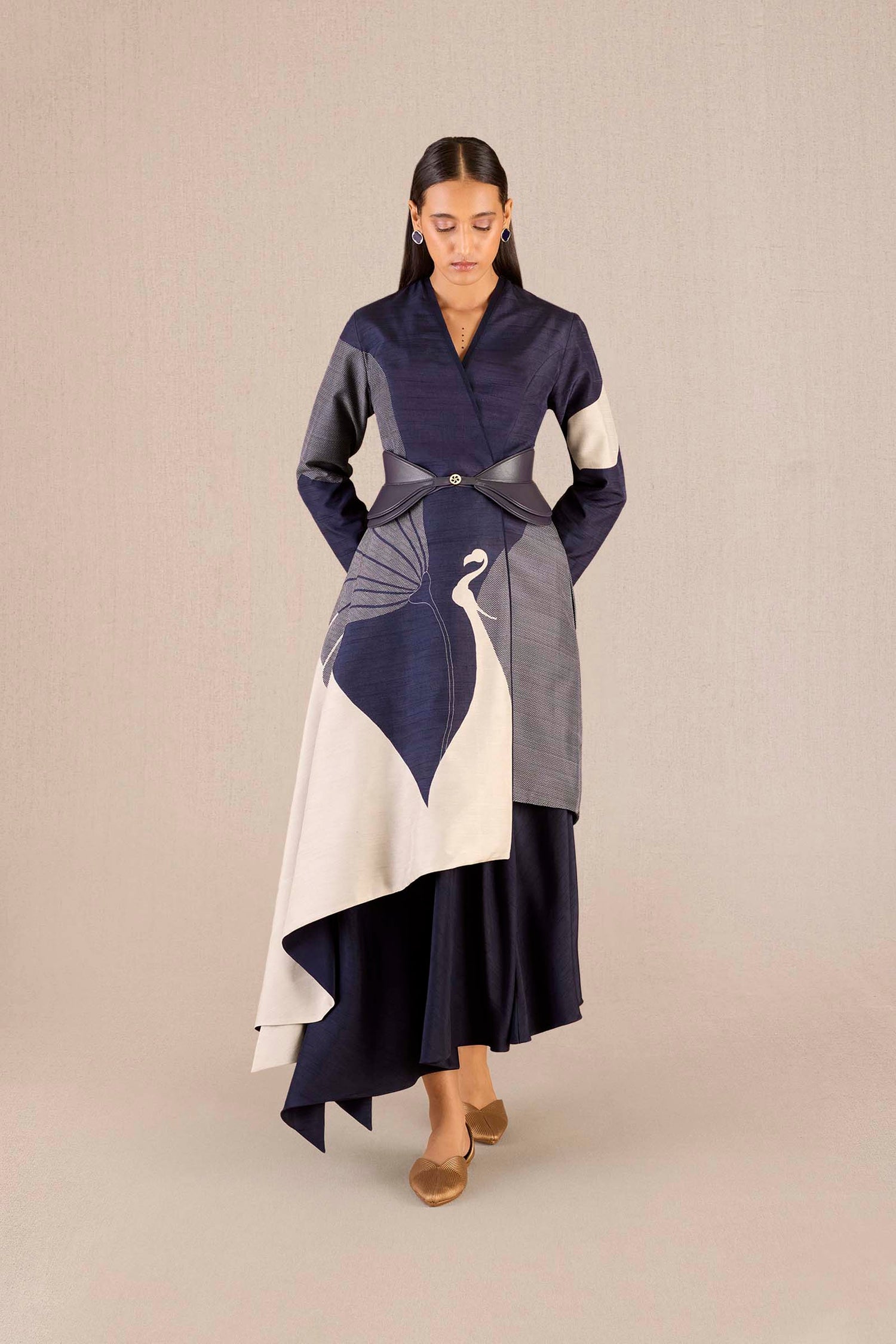 Silk Serena Jacket Set – Purple