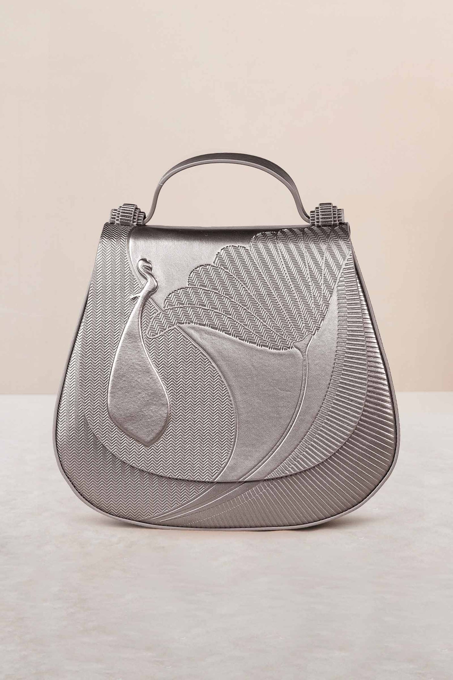 Faux Leather Asaf Bag – Metallics