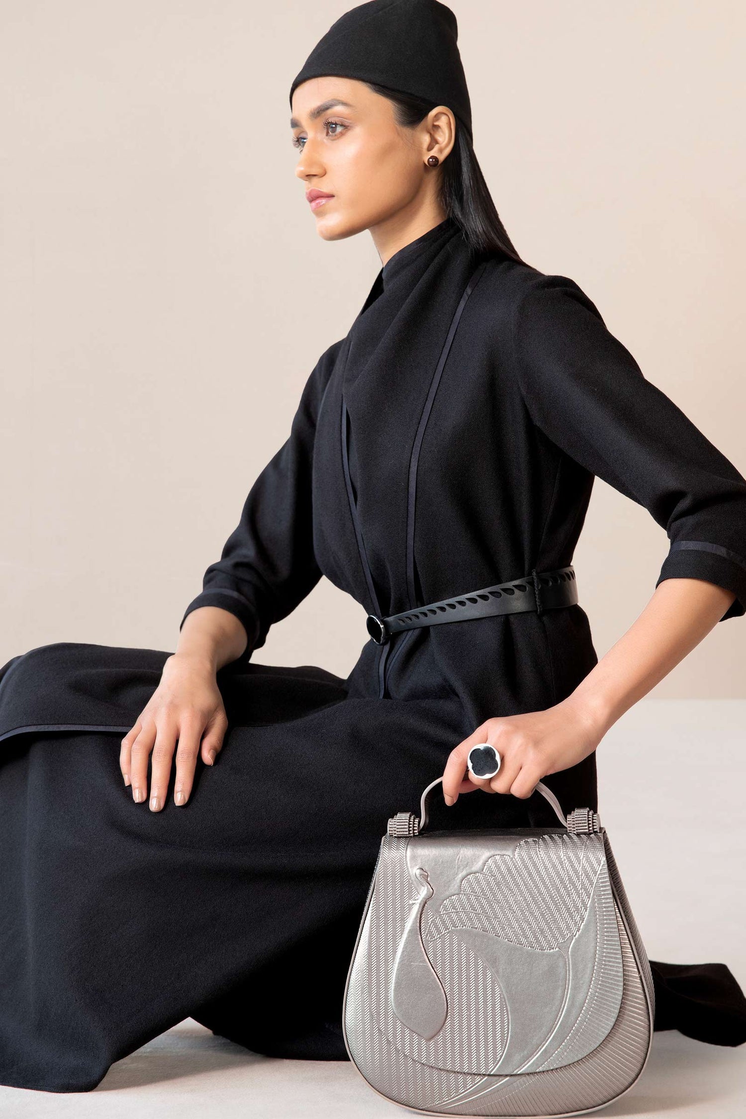 Faux Leather Asaf Bag – Metallics