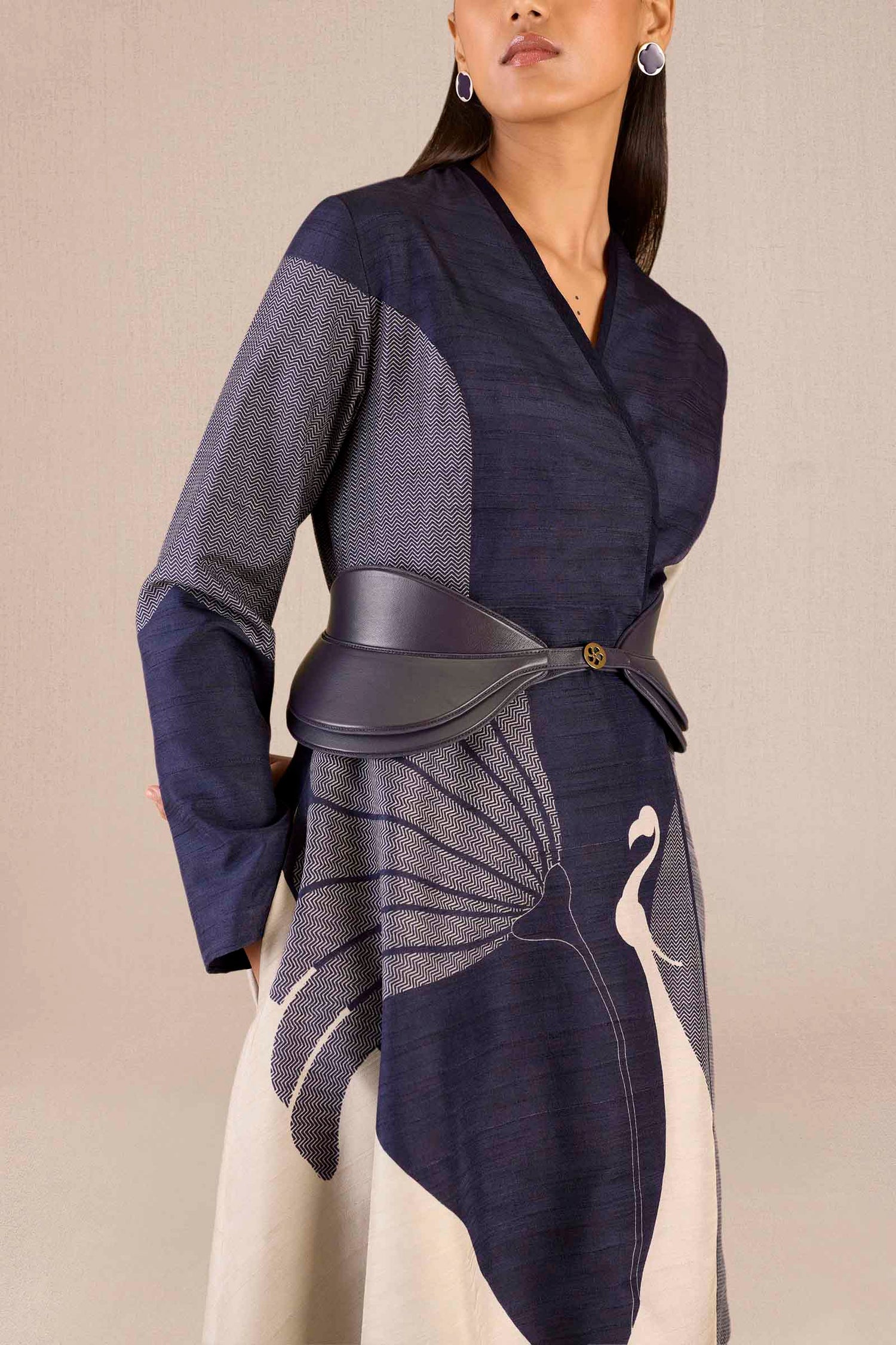 Silk Serena Jacket Set – Purple