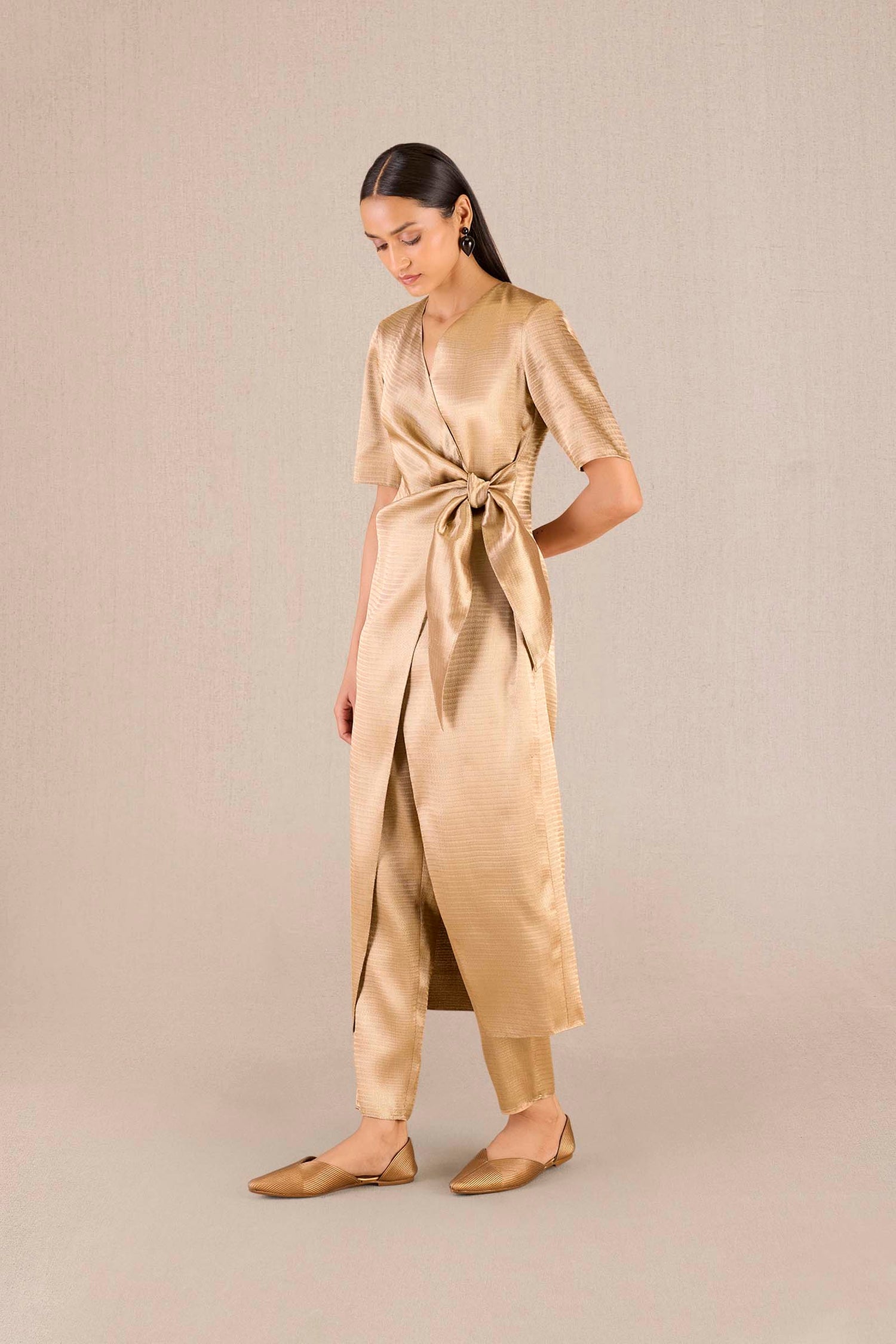 Brocade Urvi Tunic Set – Metallics