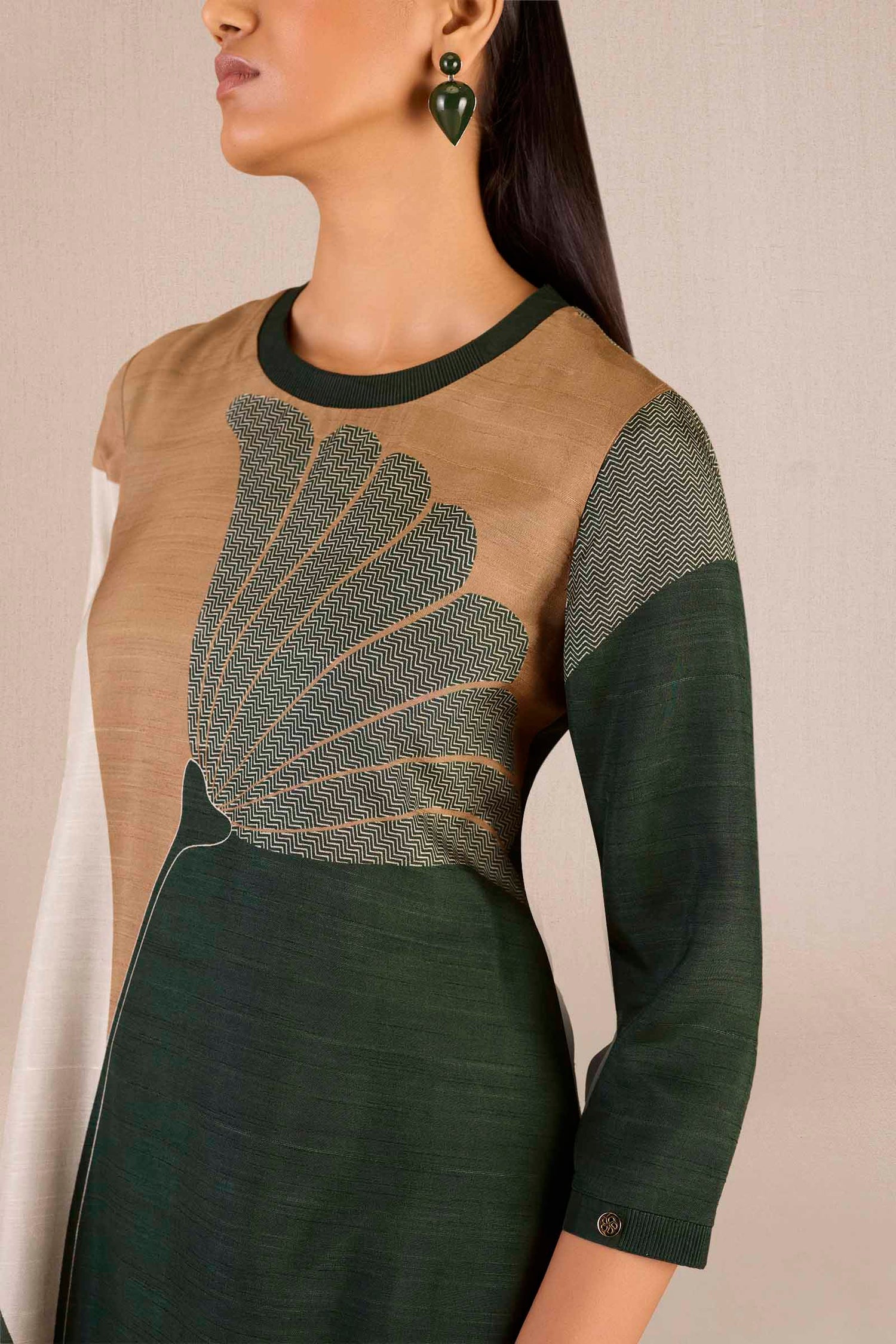 Silk Sahira Kurta Set – Green