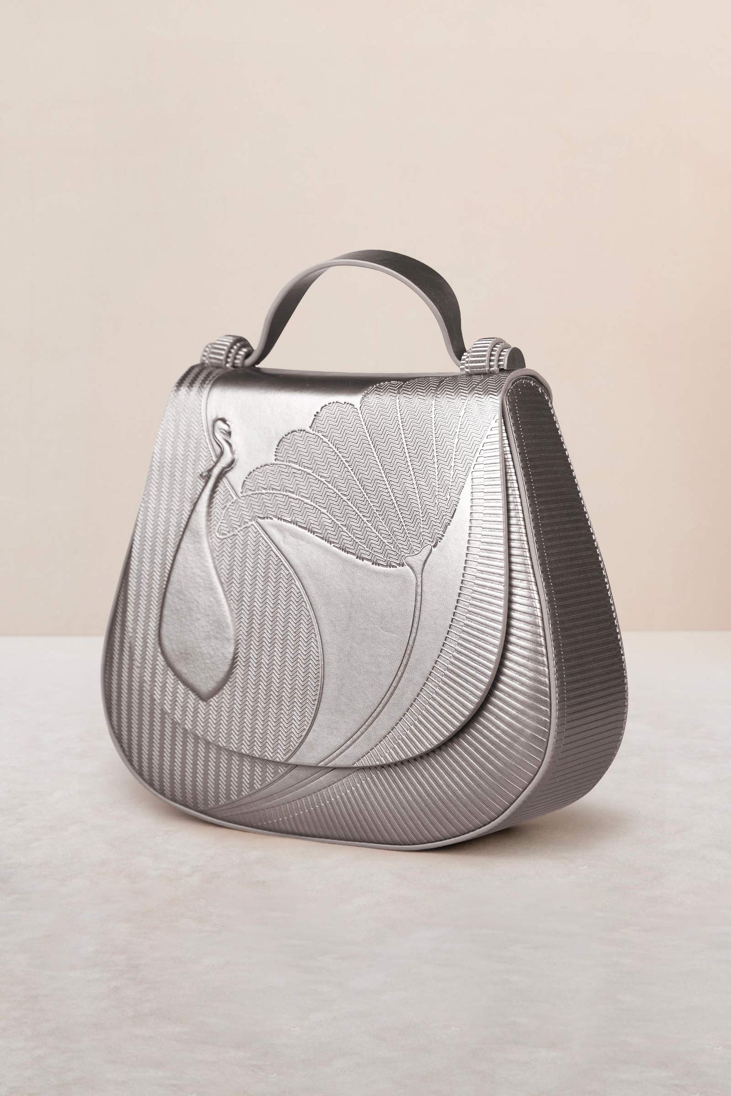 Faux Leather Asaf Bag – Metallics