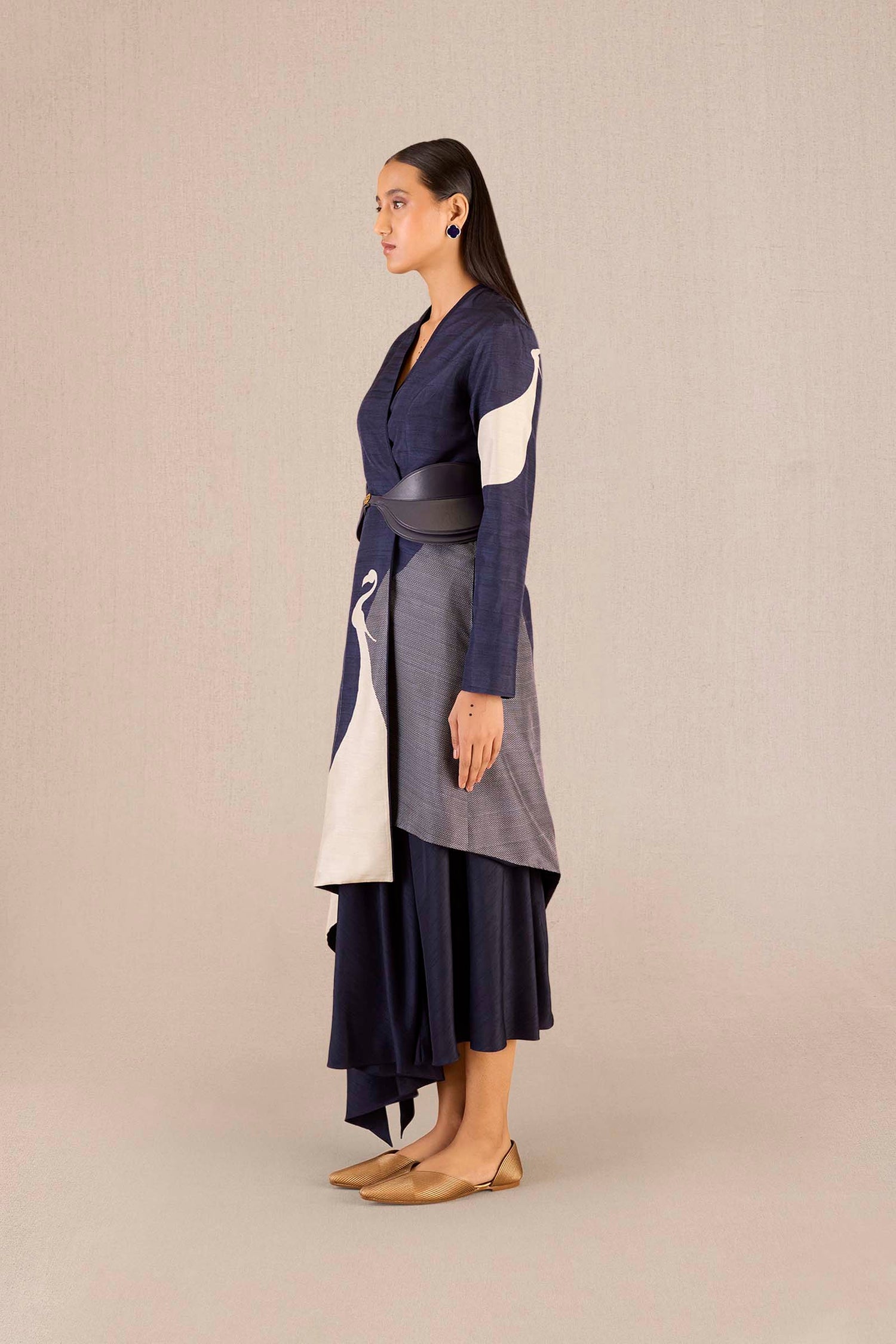 Silk Serena Jacket Set – Purple