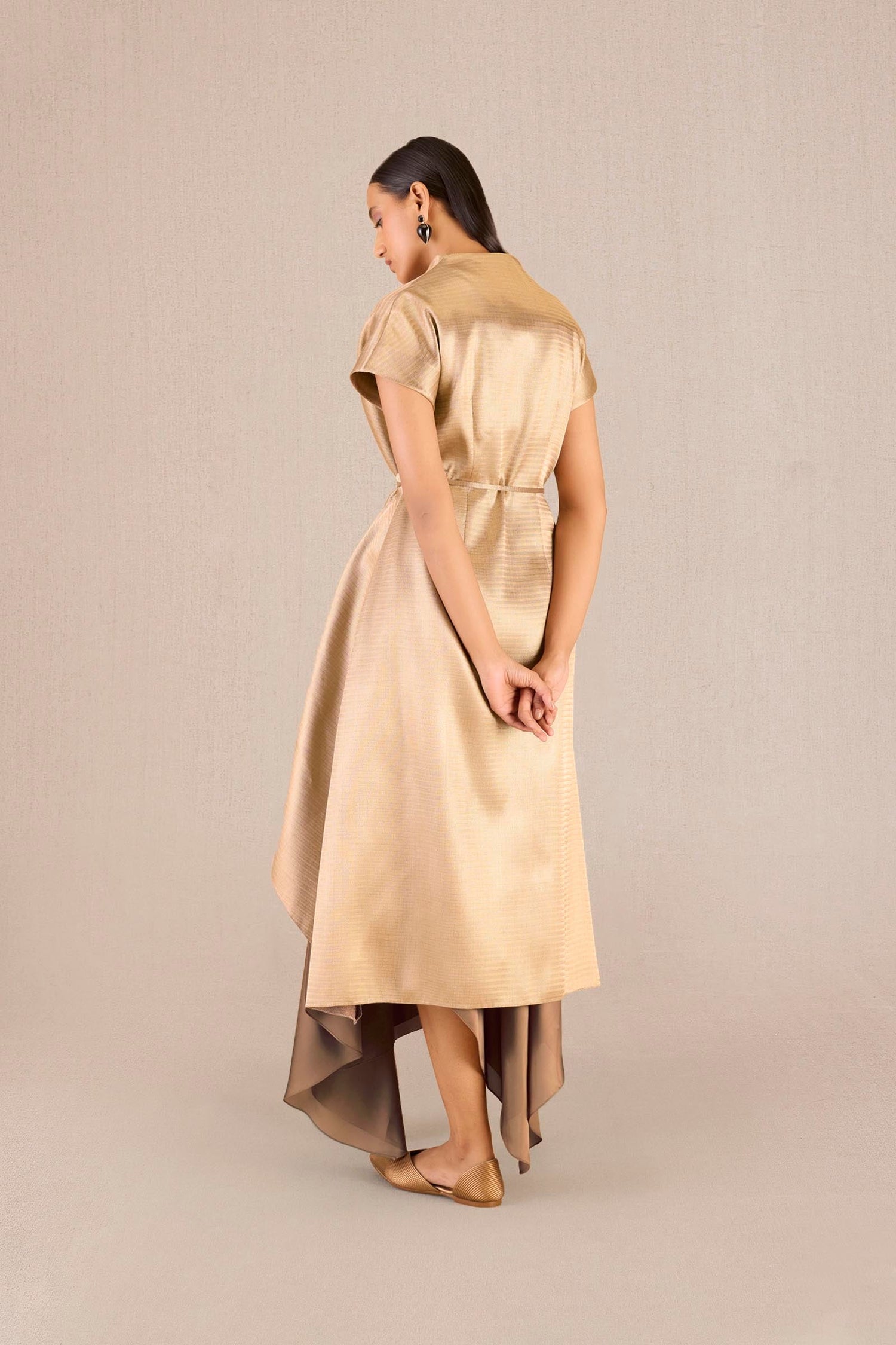 Brocade Amra Jacket Set – Metallics