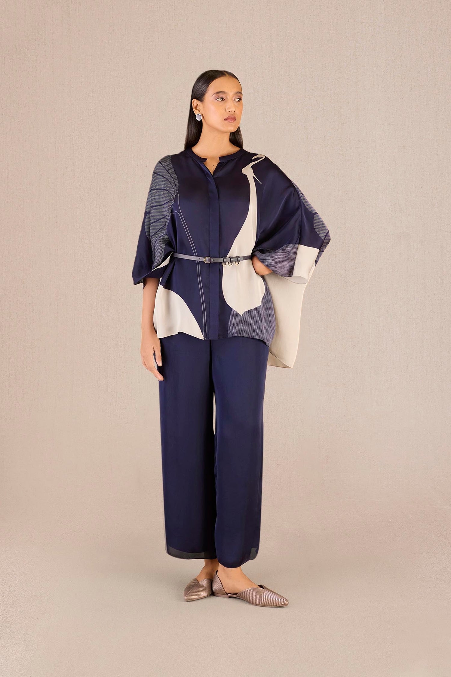 Organza Iha Shirt Set – Purple