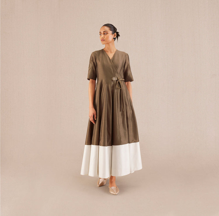 Alizeh Dress - Taupe