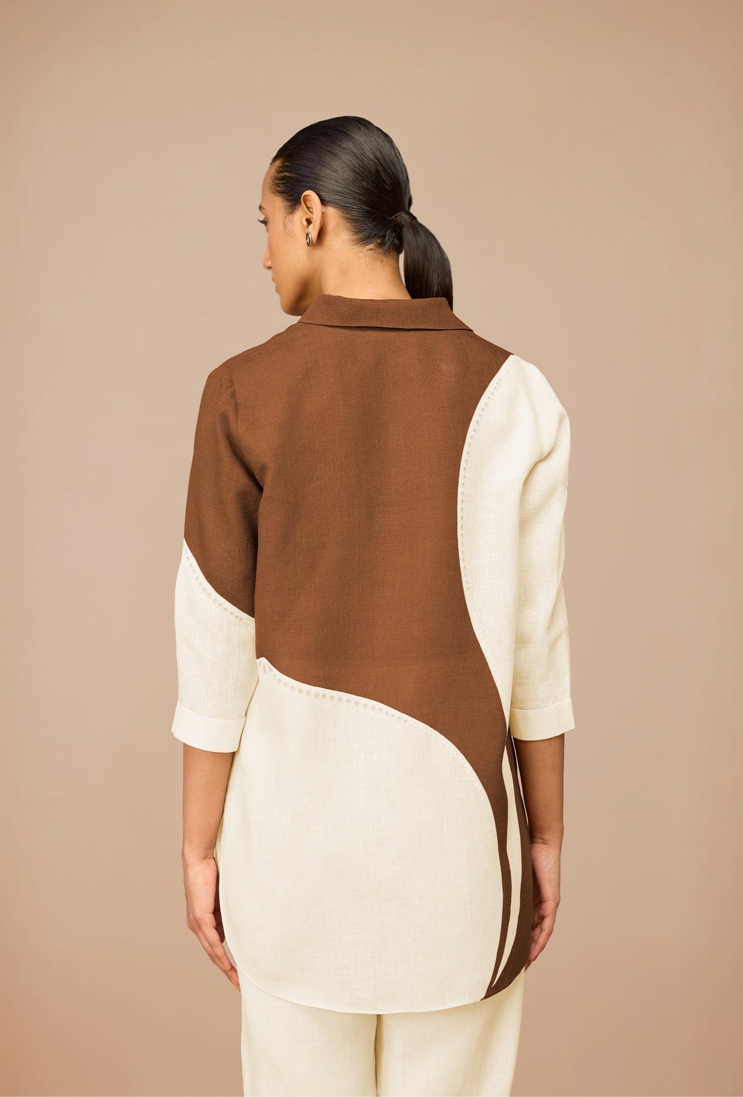 Linen Zelda Shirt – Brown