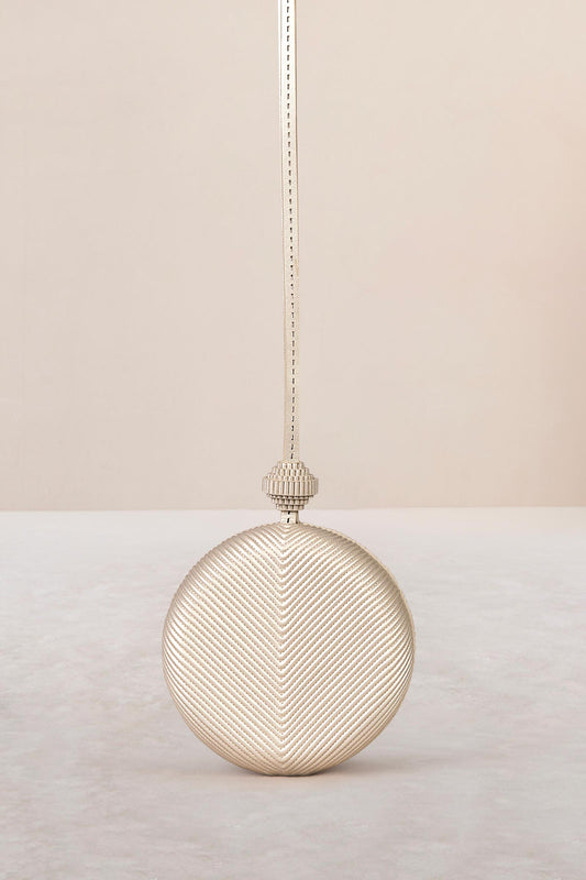 Faux Leather Aiza Sling Bag – Metallics