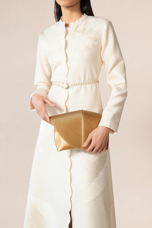 Faux Leather Myah Clutch – Metallics