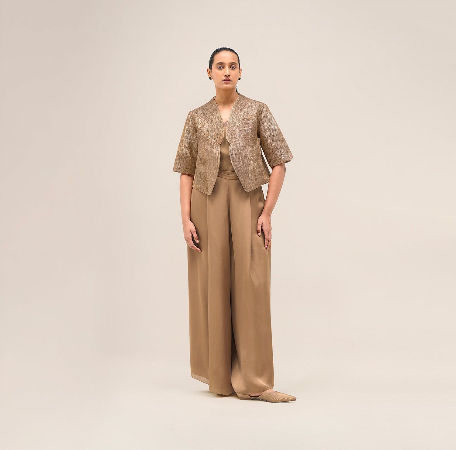  Metallic Samara Jacket Set – Metallics