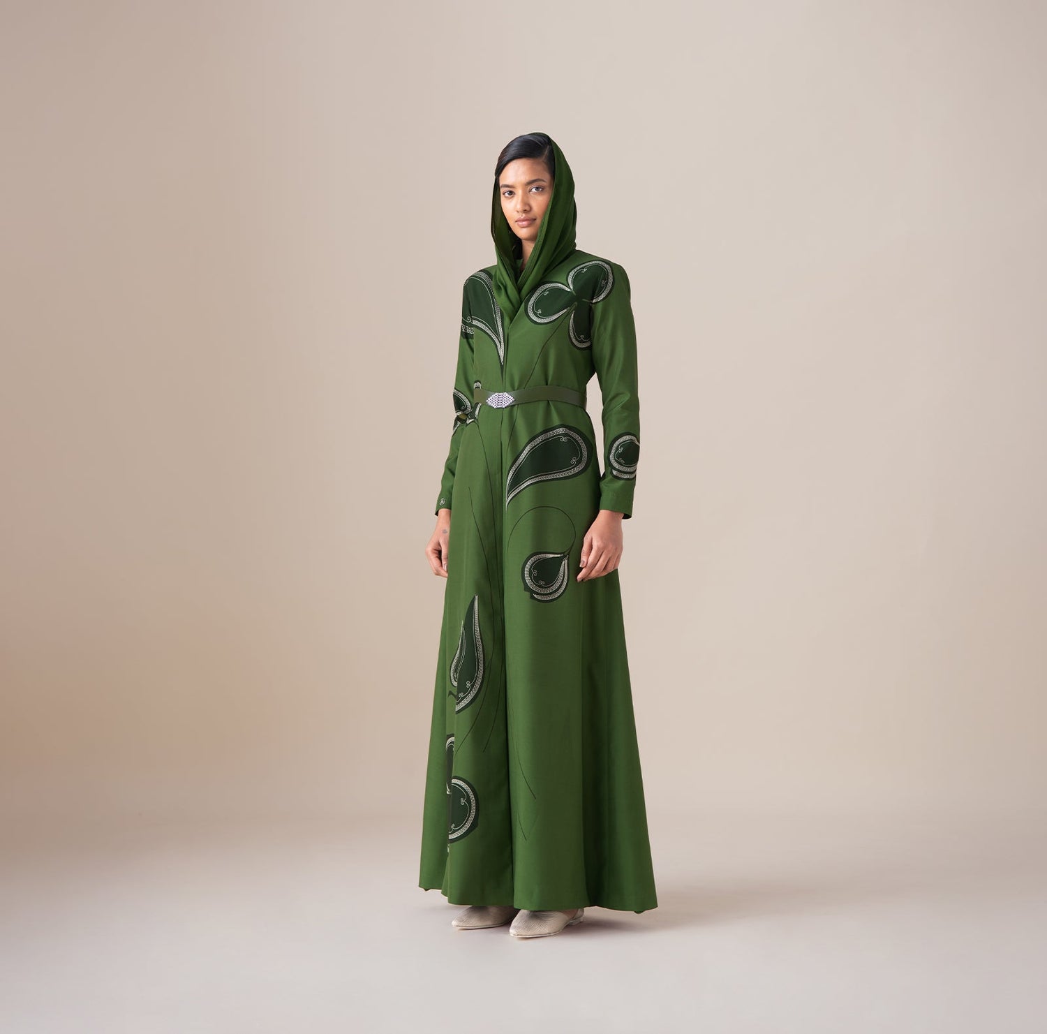  Silk Sultana Scarf – Green