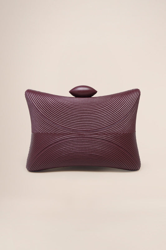  Faux Leather Reis Bag – Red