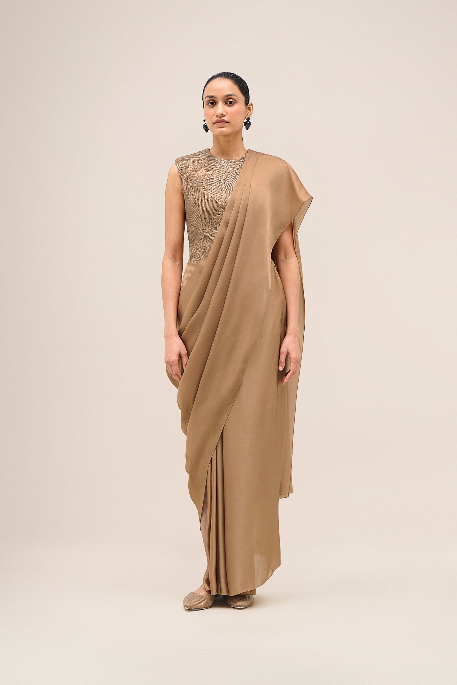  Metallic Sanah Saree Set – Metallics