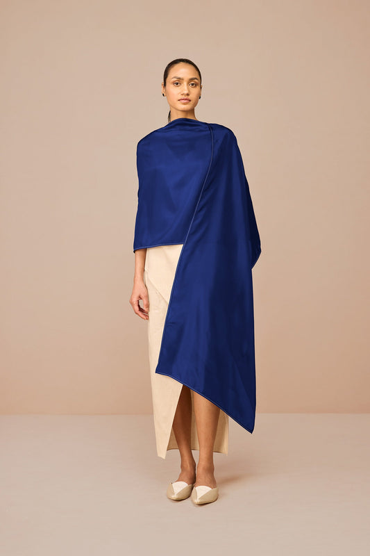 Silk Emis Scarf – Blue