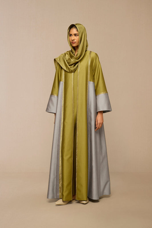 Silk Qabil Scarf – Green