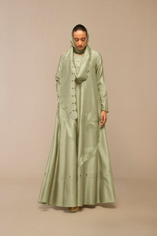 Silk Sultana Scarf – Green