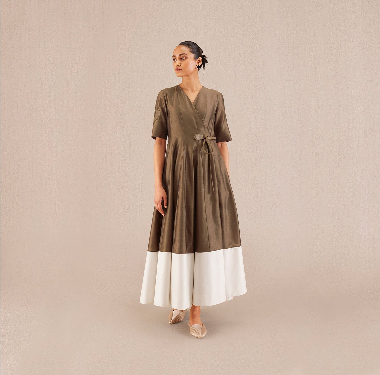 Alizeh Dress - Taupe 