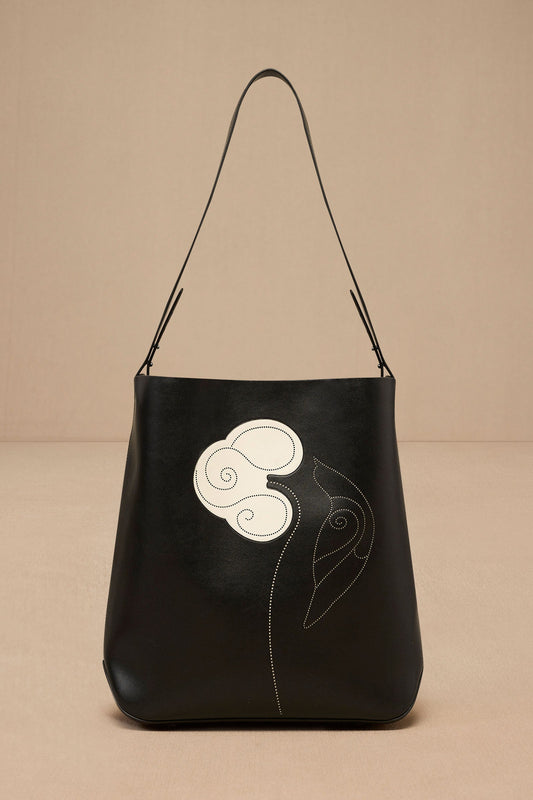 Faux Leather Dilchaspi Shoulder Bag – Black