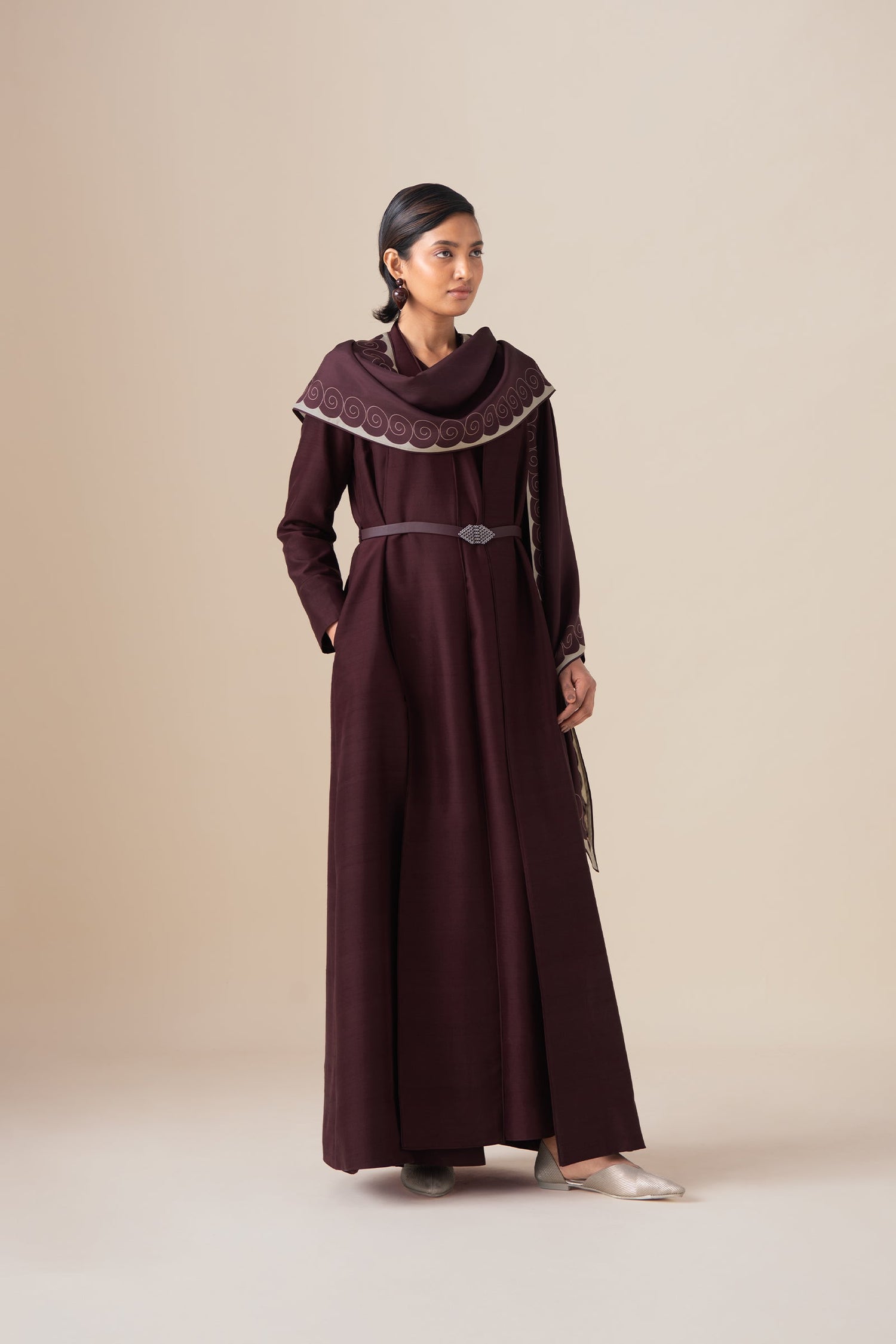  Silk Anah Scarf – Red