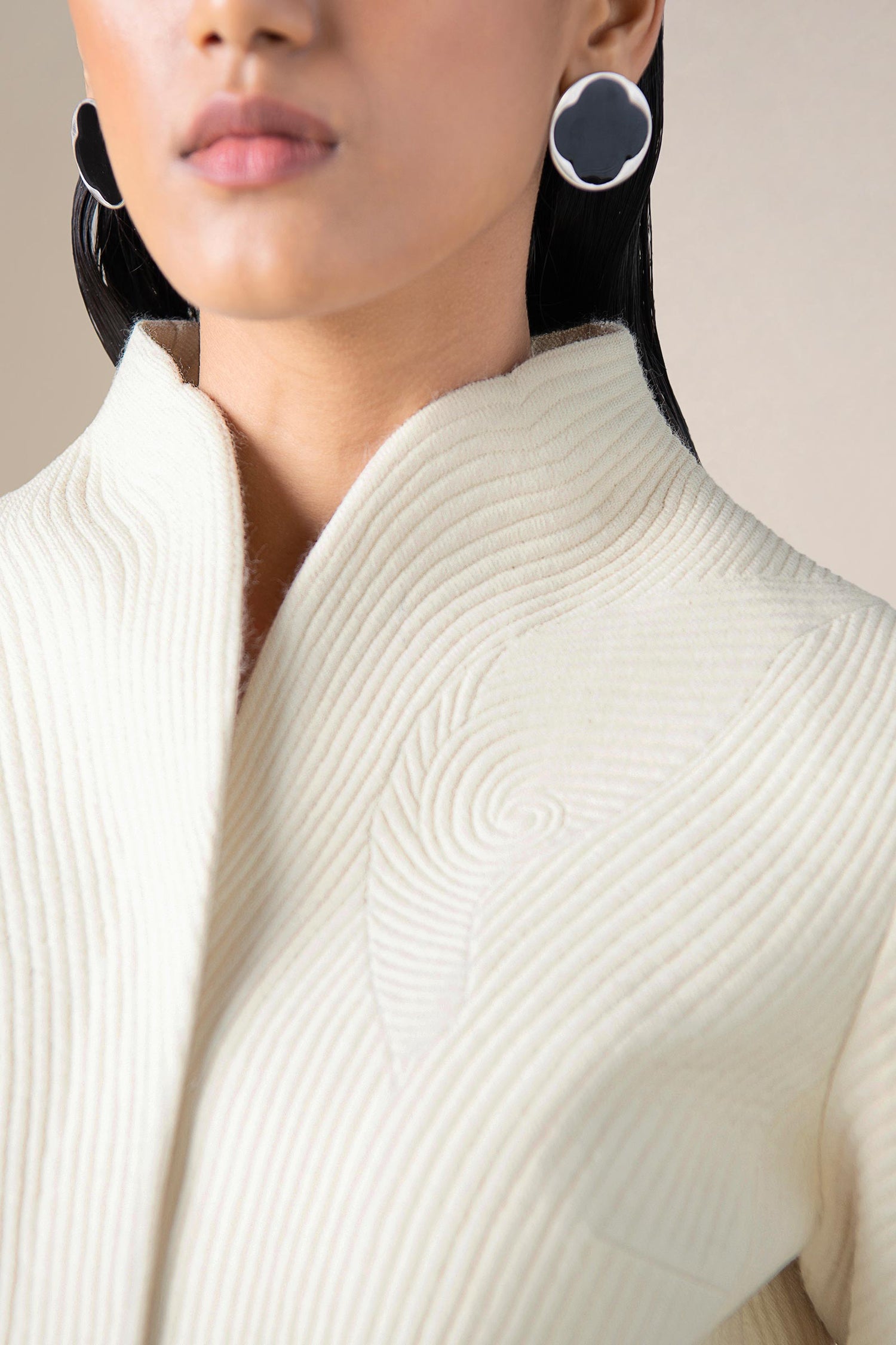  Wool Zima Jacket – Ivory