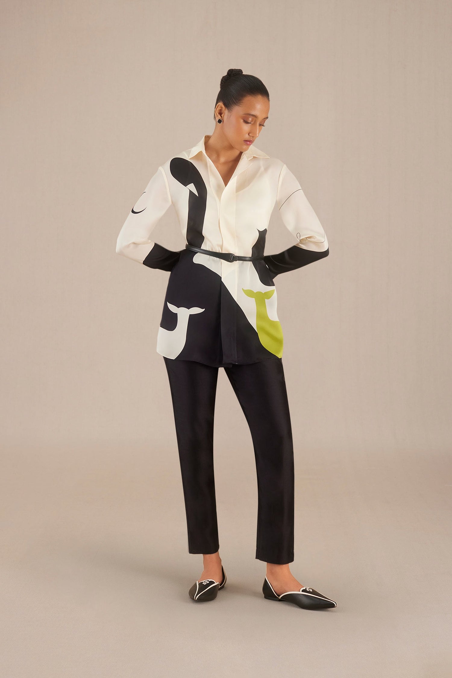 Yamna Shirt - Ivory 