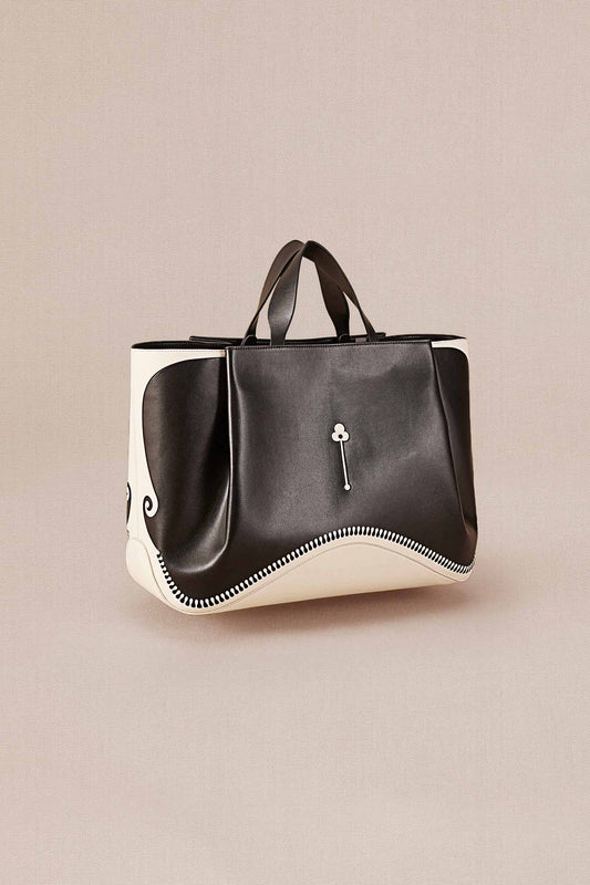 Faux Leather Aira bag – Black