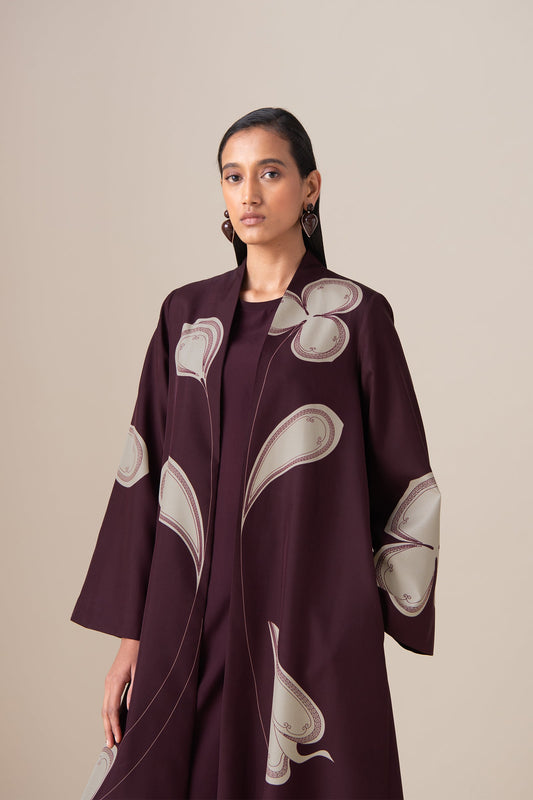 Habutai Mazira Jacket Set – Red