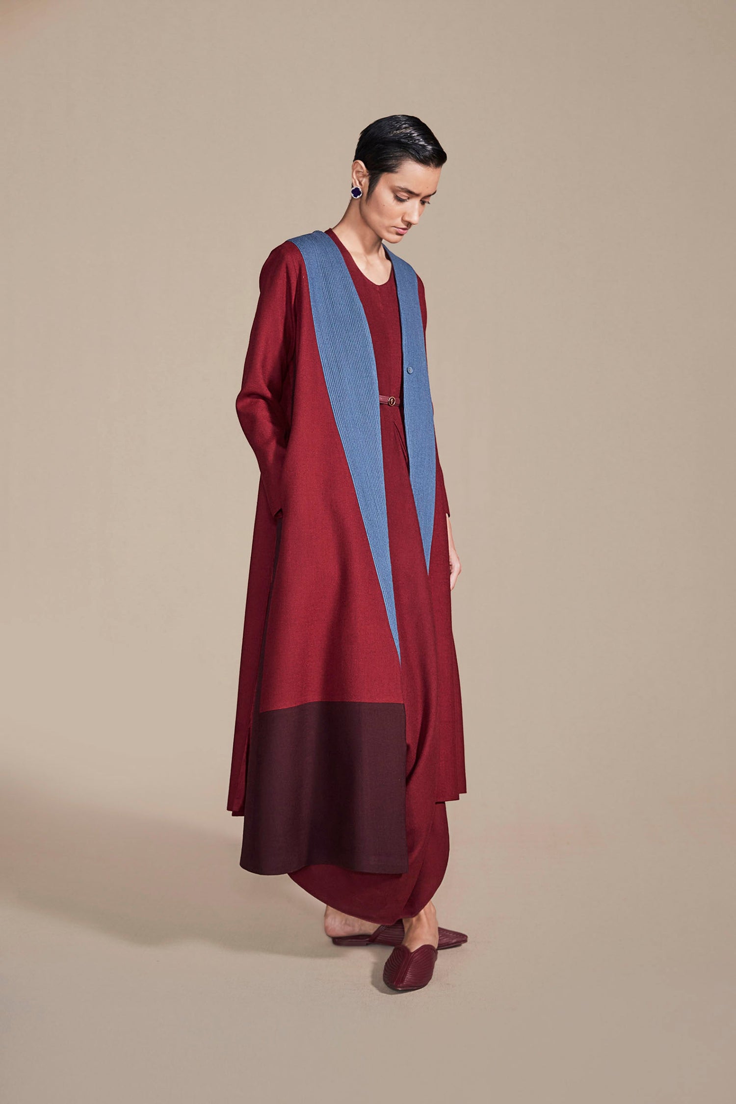 Afiyah Jacket - Maroon