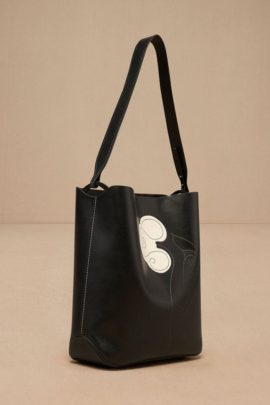 Faux Leather Dilchaspi Shoulder Bag – Black