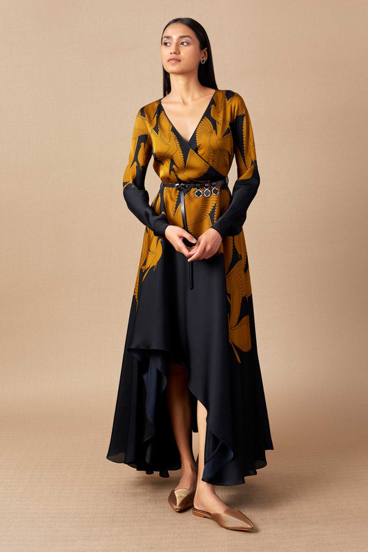 Organza Helen Dress – Black