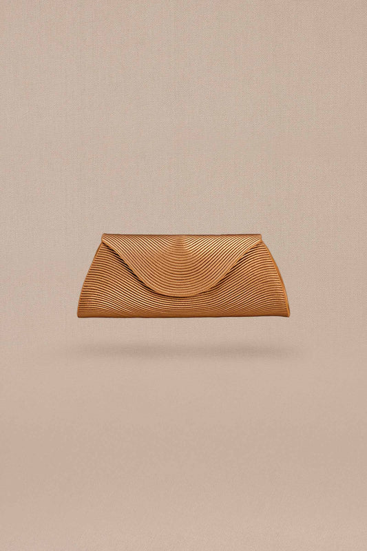 Faux Leather Ida Clutch – Metallics