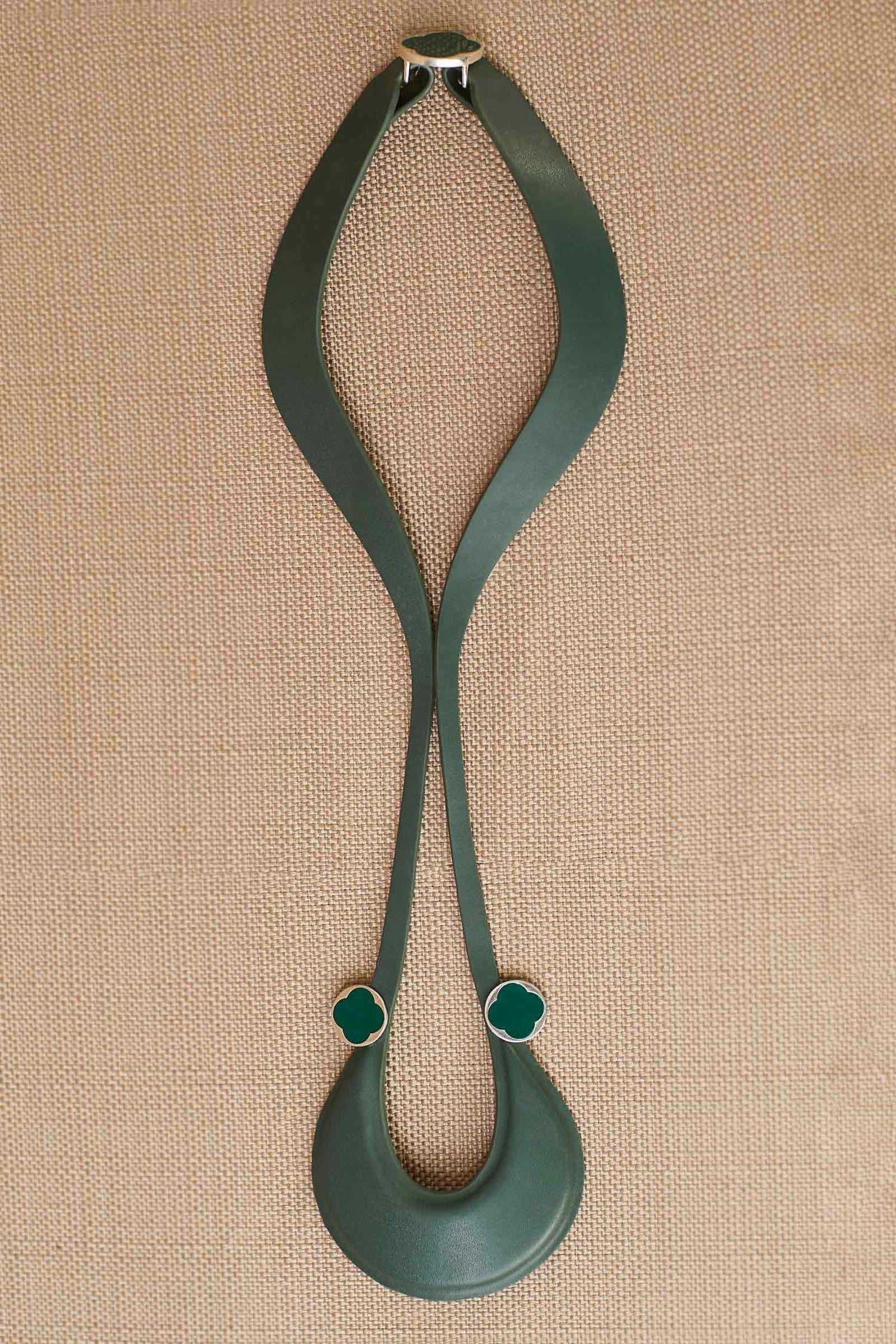 Aaiza Neck Piece - Green