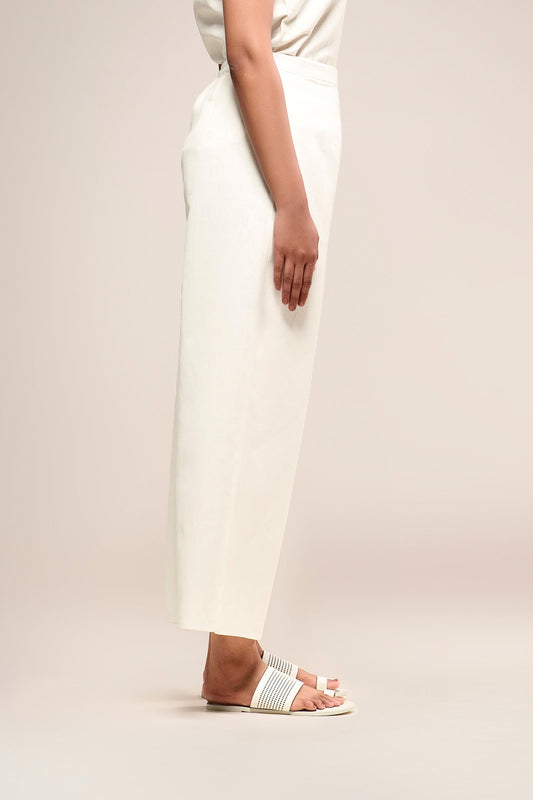 Linen Izna Pants – Ivory