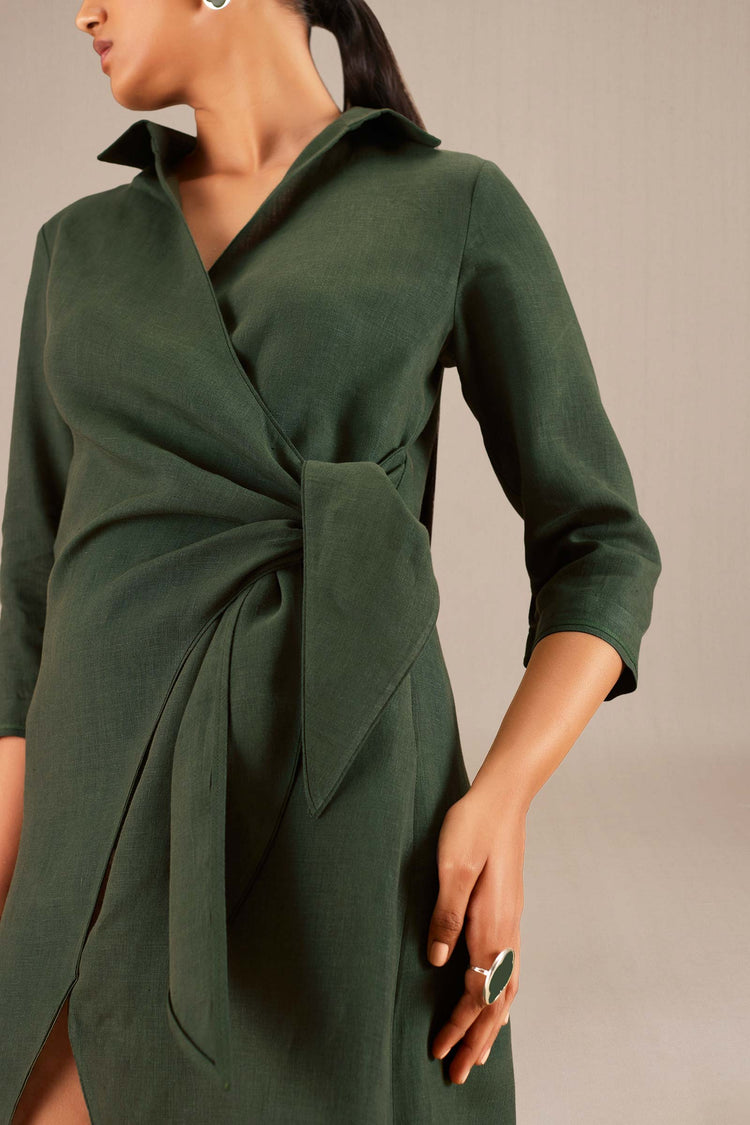 Isla Dress - Olive