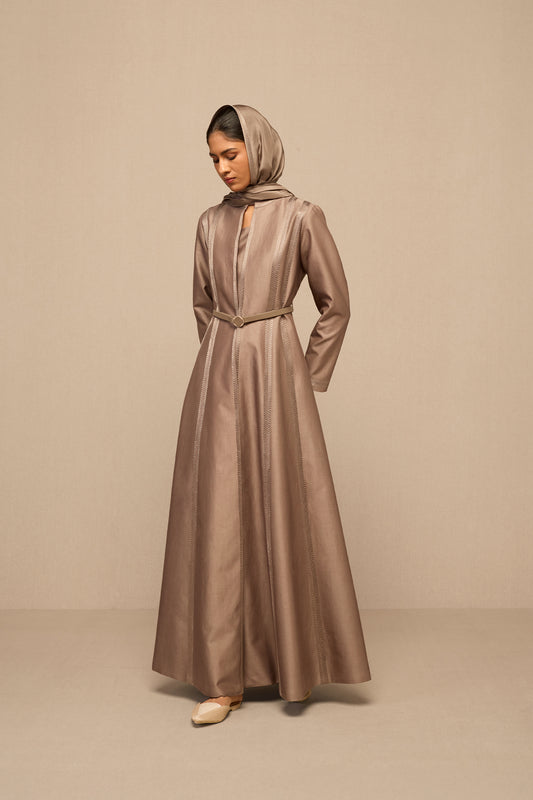 Silk Qabil Scarf – Grey