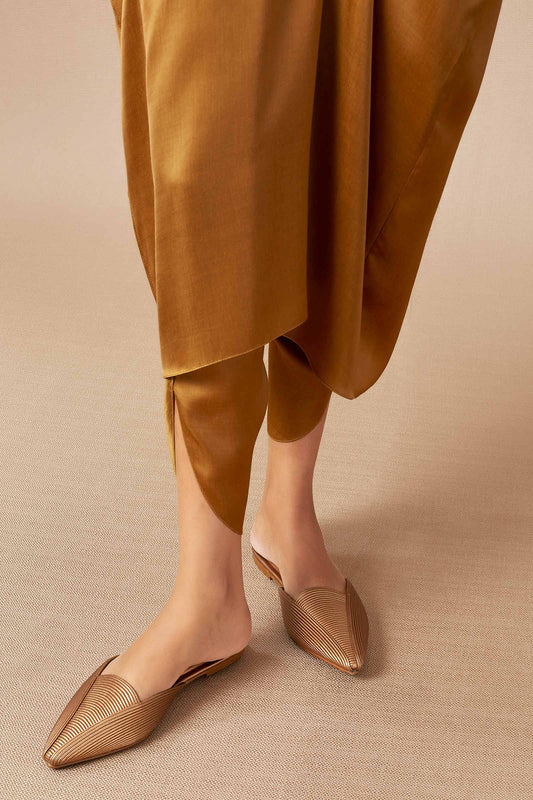 Faux Leather Ninah Mules – Metallics