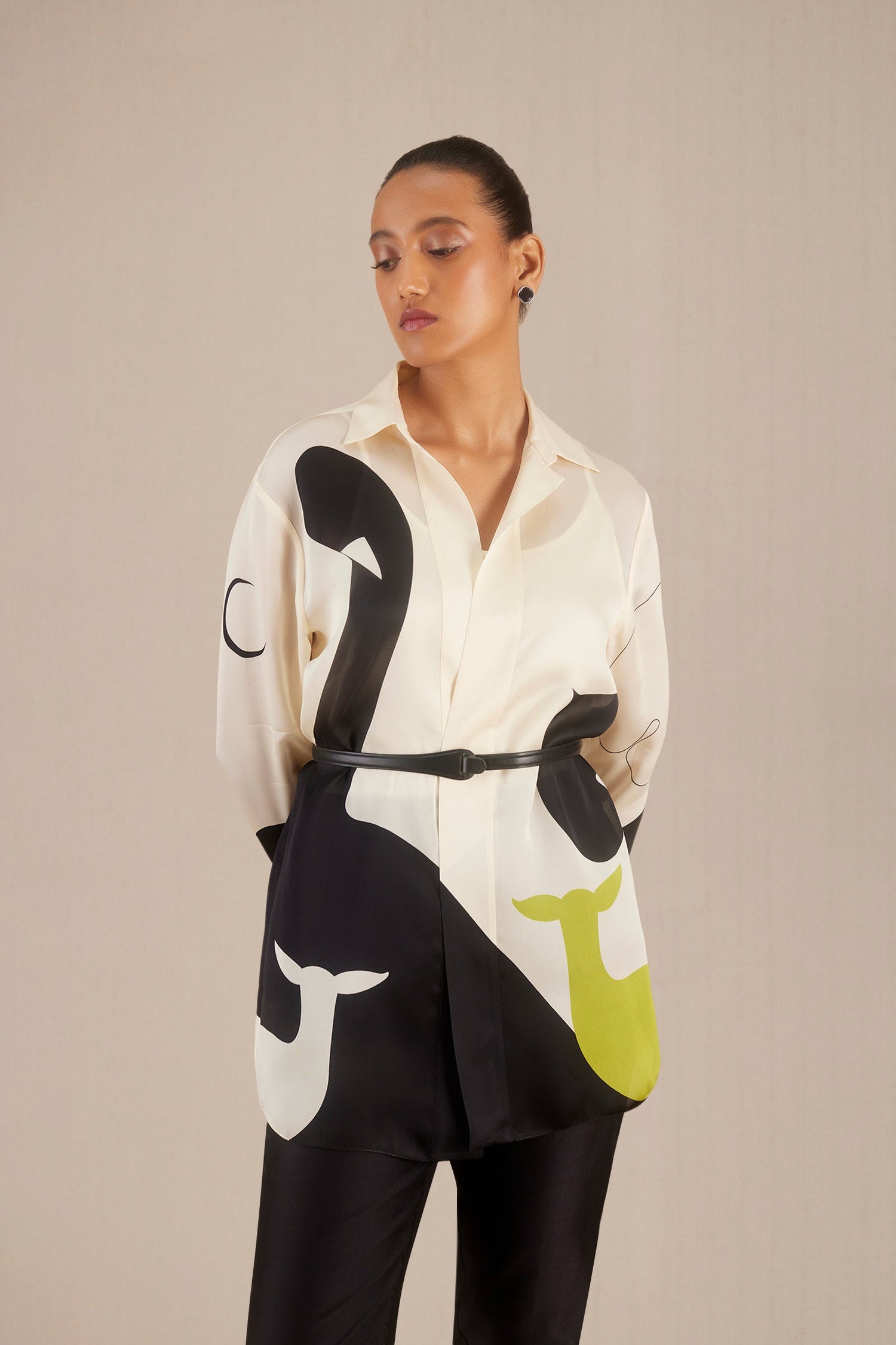 Yamna Shirt - Ivory 