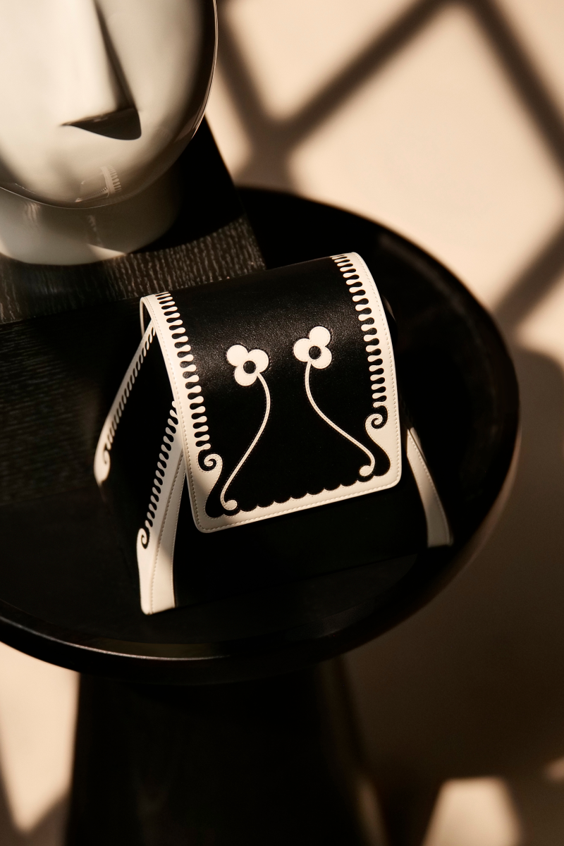  Faux Leather Marham Bucket Bag – Black