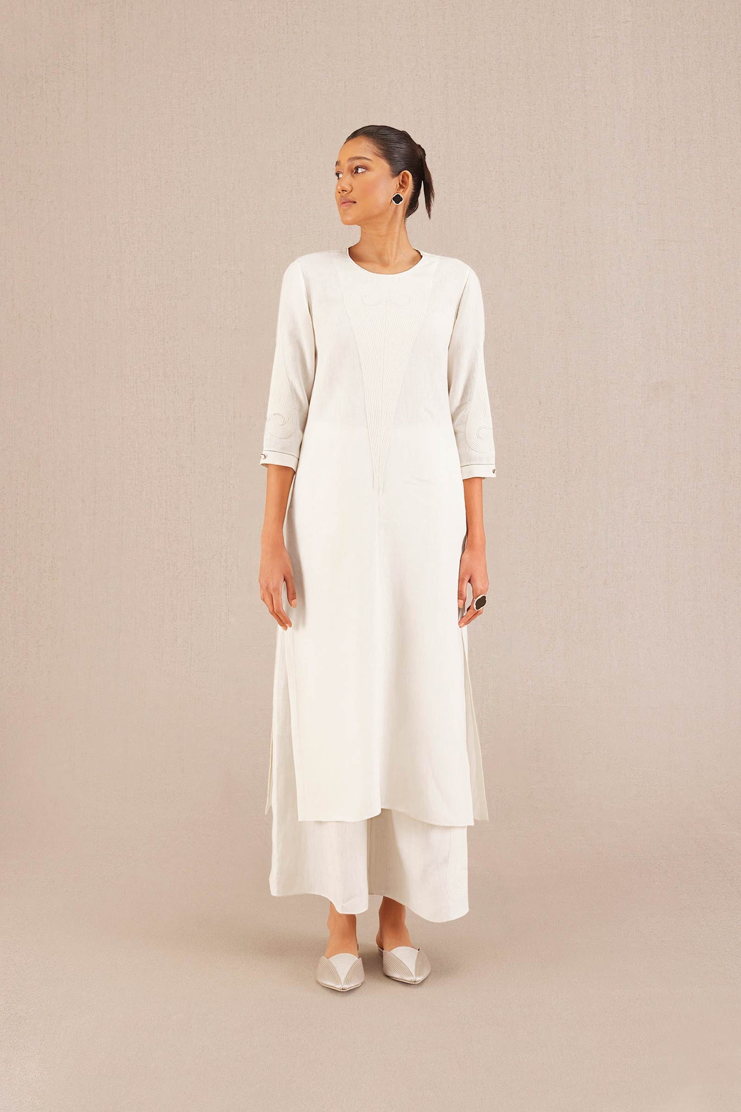 Inaya Kurta Set - Ivory