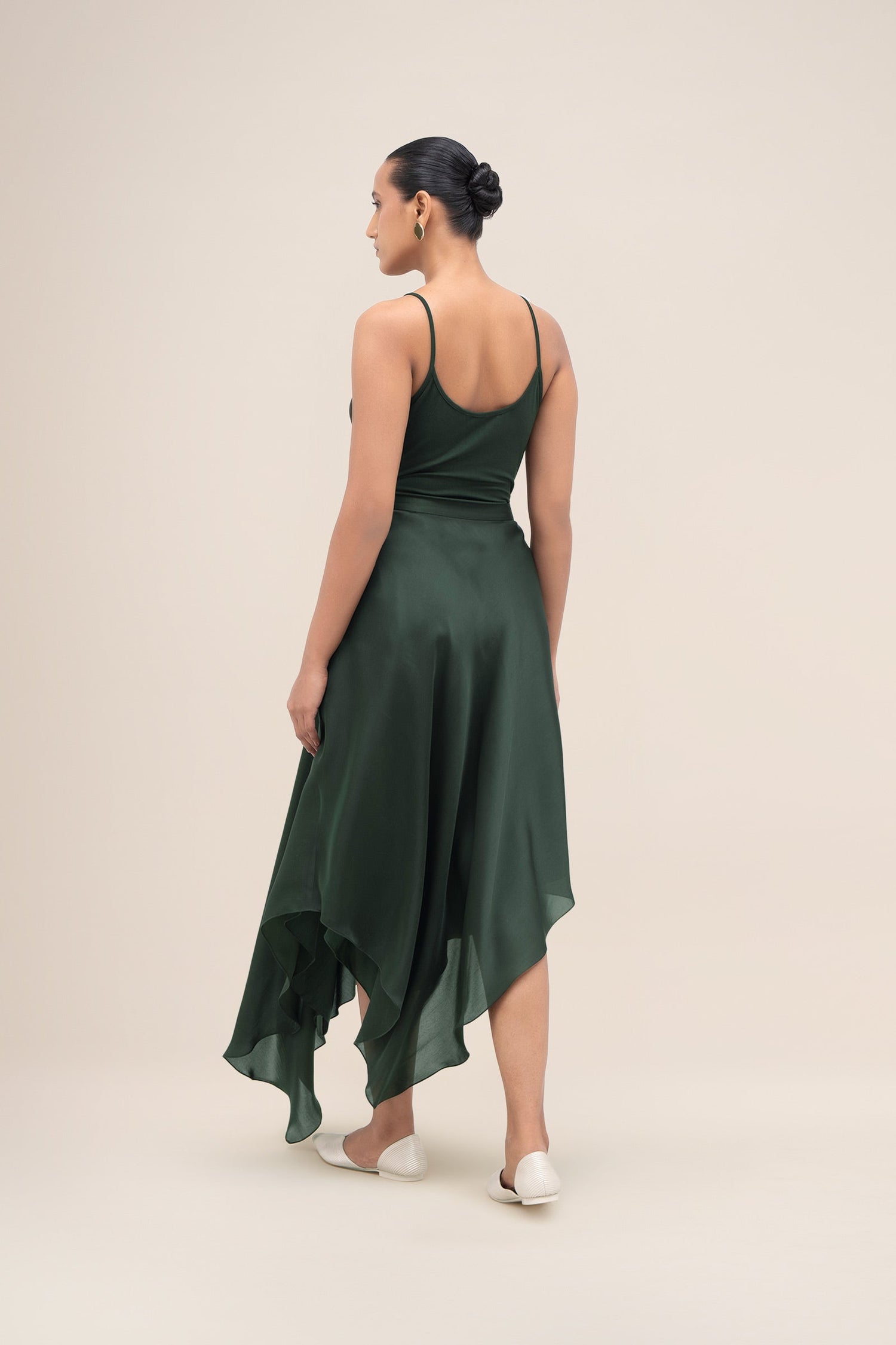  Organza Rysa Skirt – Green