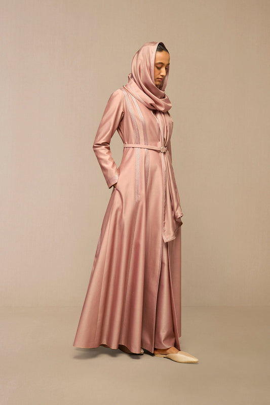 Silk Qabil Scarf – Pink