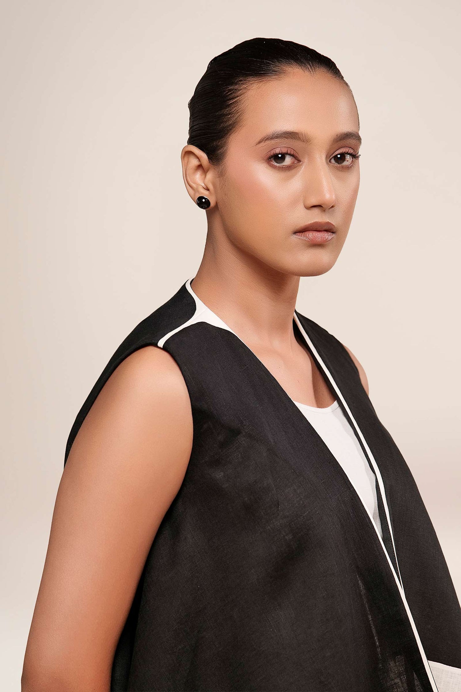  Linen Oren Jacket – Balck