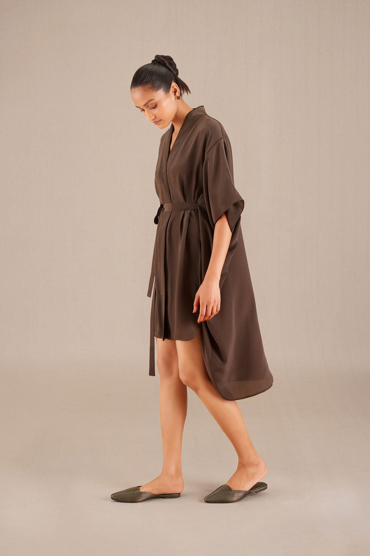 Lena Dress - Dark Brown