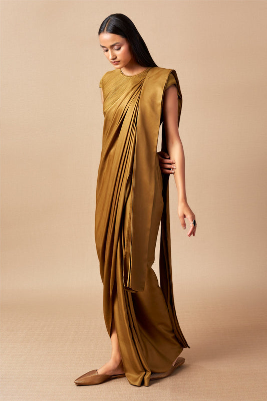 Silk Ila Saree – Yellow