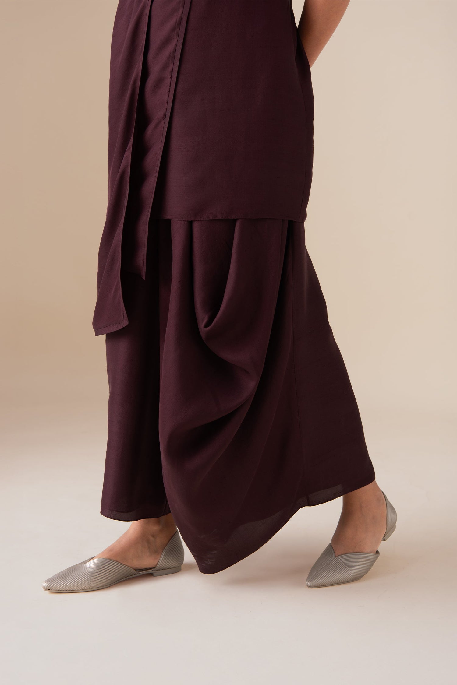  Silk Sera Tunic Set – Red