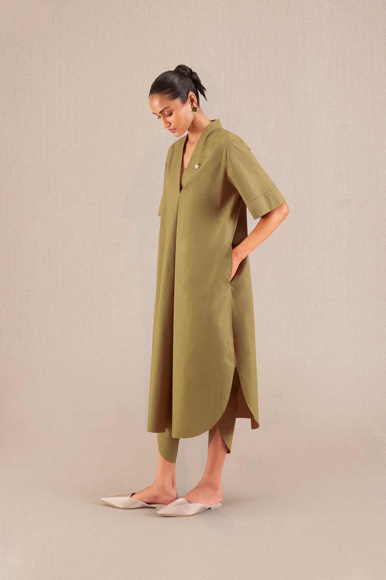 Eira Tunic Set - Green Tea